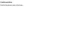 Desktop Screenshot of limbicnutrition.com